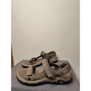 TEVA Men's Hudson Sandals Gray Suede Sport Outdoor Hiking Shoes Size 12